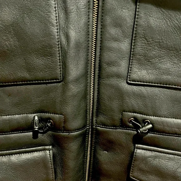 NWOT- Men’s Lamb Napa Reversible Coat - Picture 4 of 10